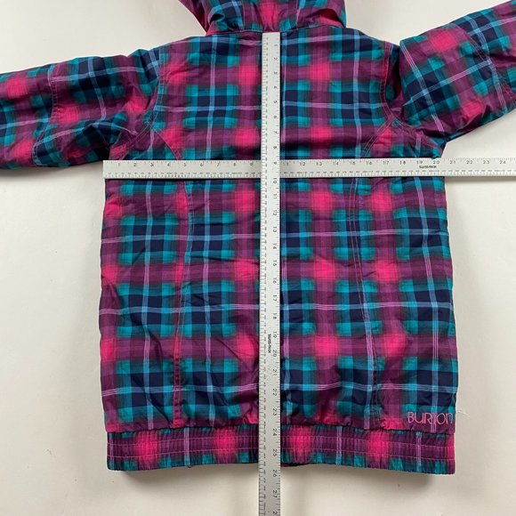 Burton Twist Bomber Jacket Girls XL US 18 Ski Snowboard Plaids - Picture 10 of 12